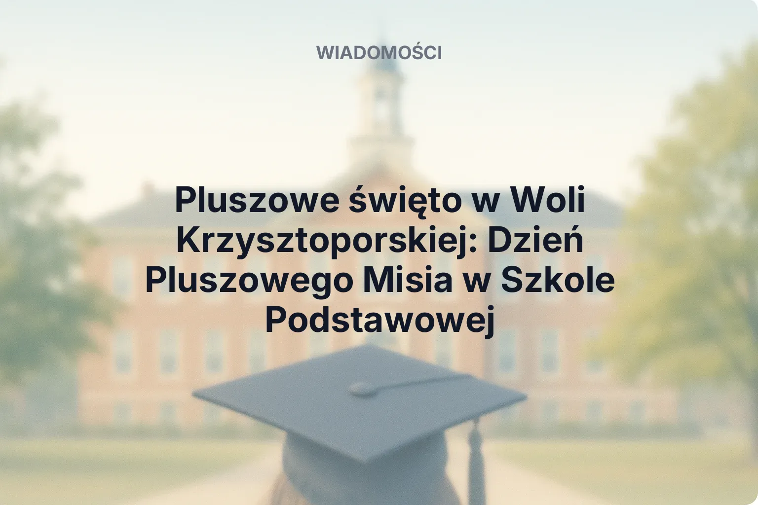 Dzień Pluszowego Misia: Gminne obchody pełne życzliwości i uśmiechu